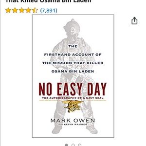 No Easy Day Hardback Book